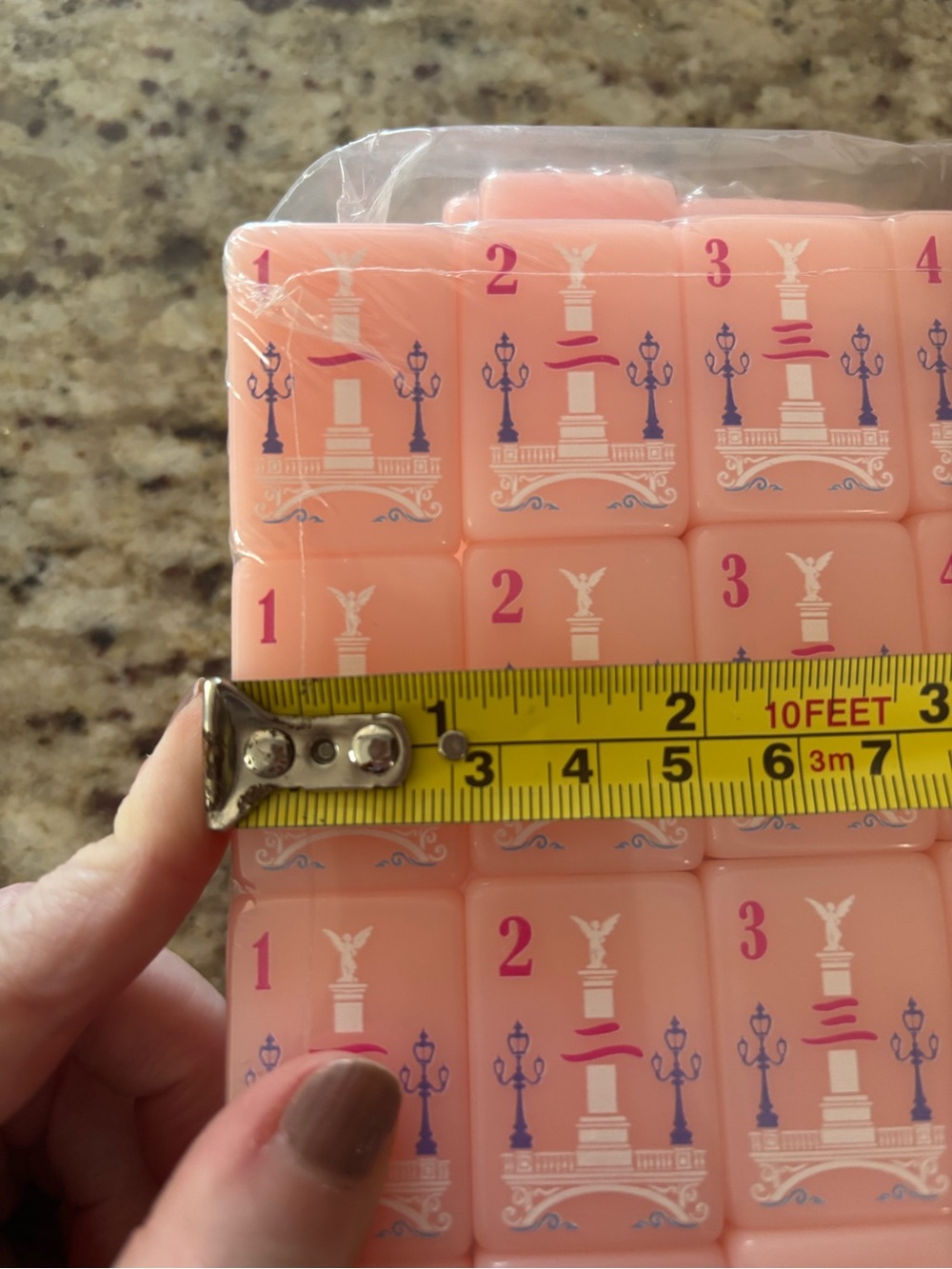Pink Mahjong Tile Set - Decorative Game Tiles - Picture 10 of 10